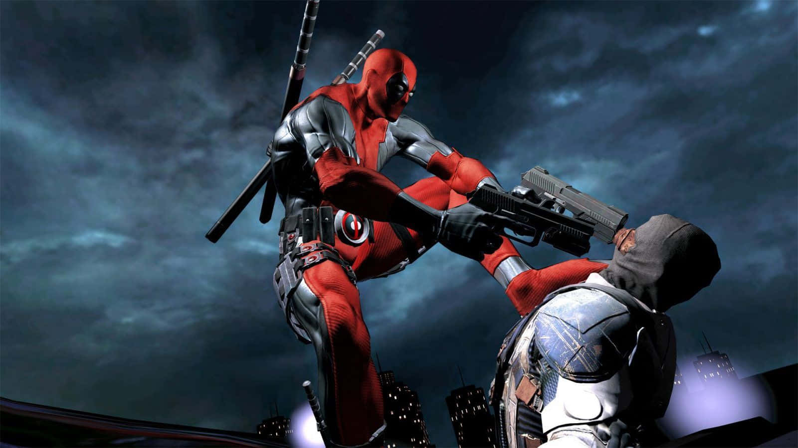 Action Marvel Deadpool Wallpaper