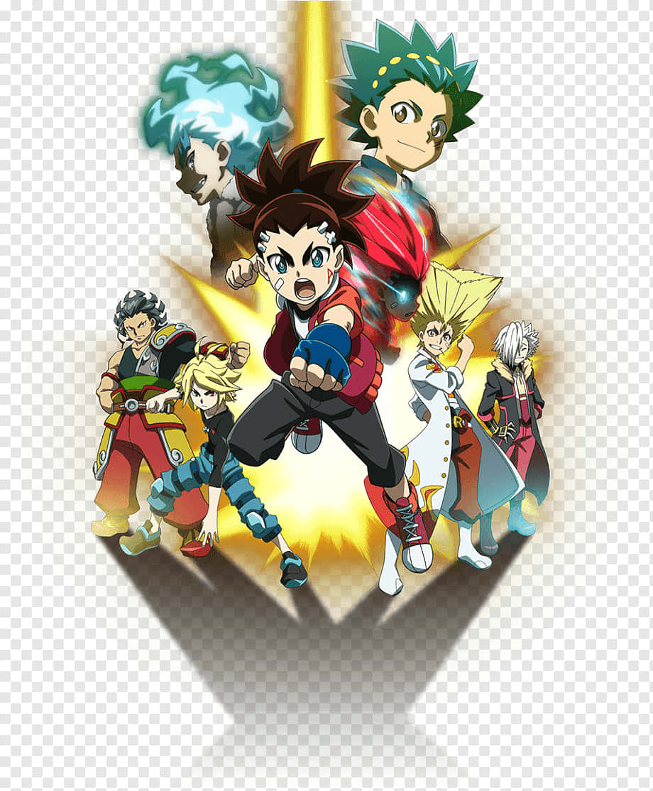 Action-packed Beyblade Metal Fusion Characters Of Tokyo Anime Wallpaper