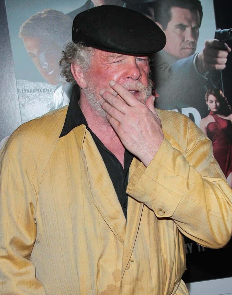 Actor Nick Nolte Graces The Cover Of Rolling Stone Magazine Wallpaper