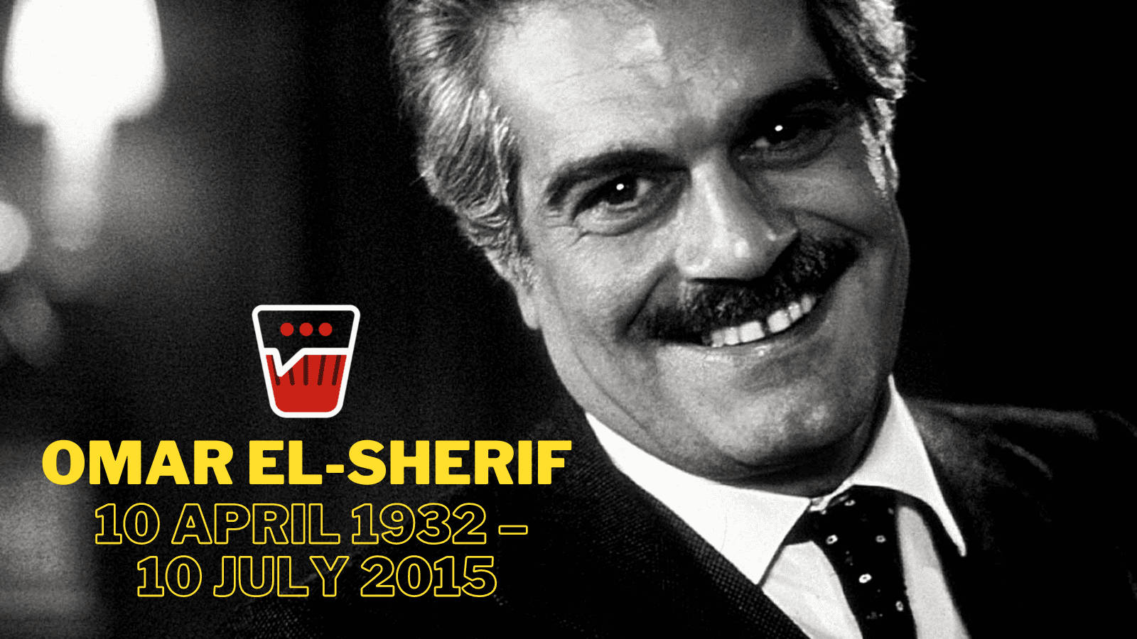 Actor Omar Sharif Death Poster Wallpaper