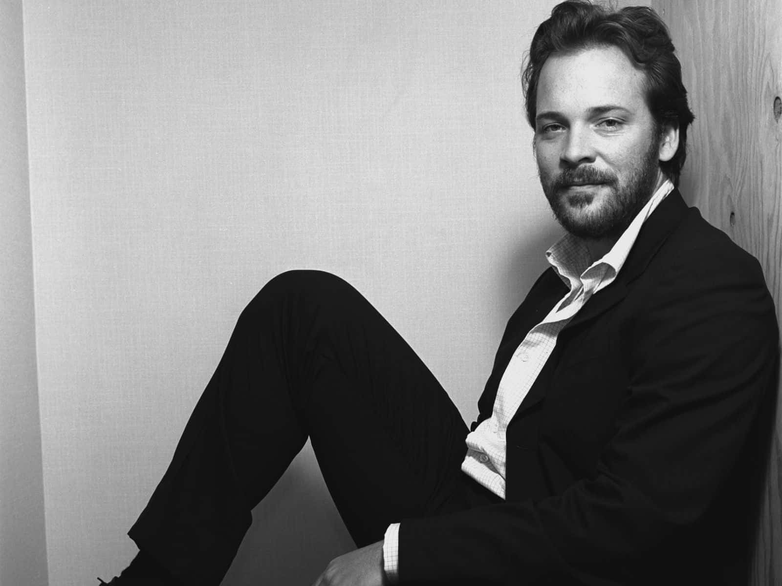 Actor Peter Sarsgaard In A Publicity Shot Wallpaper