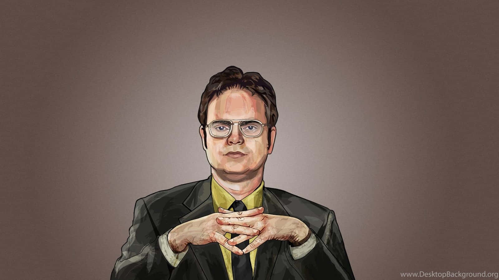 Actor Rainn Wilson Stars In The Popular Series The Office Wallpaper