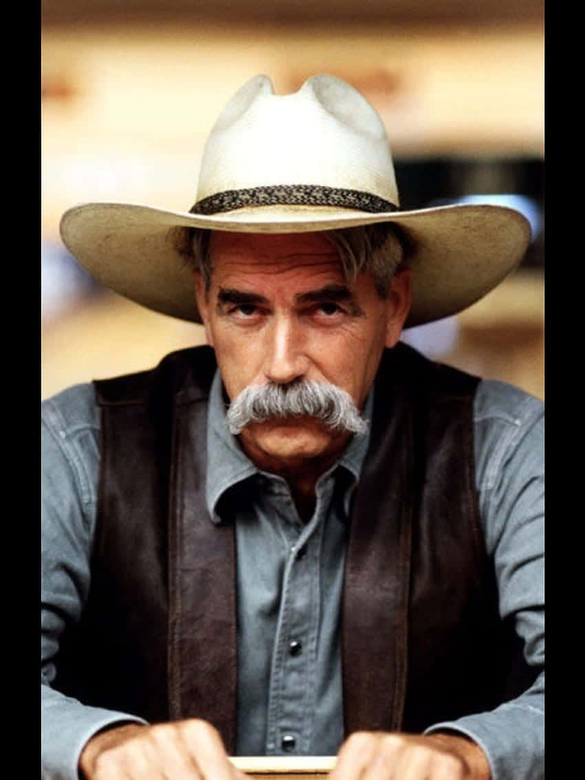 Actor Sam Elliott Head Shot Wallpaper