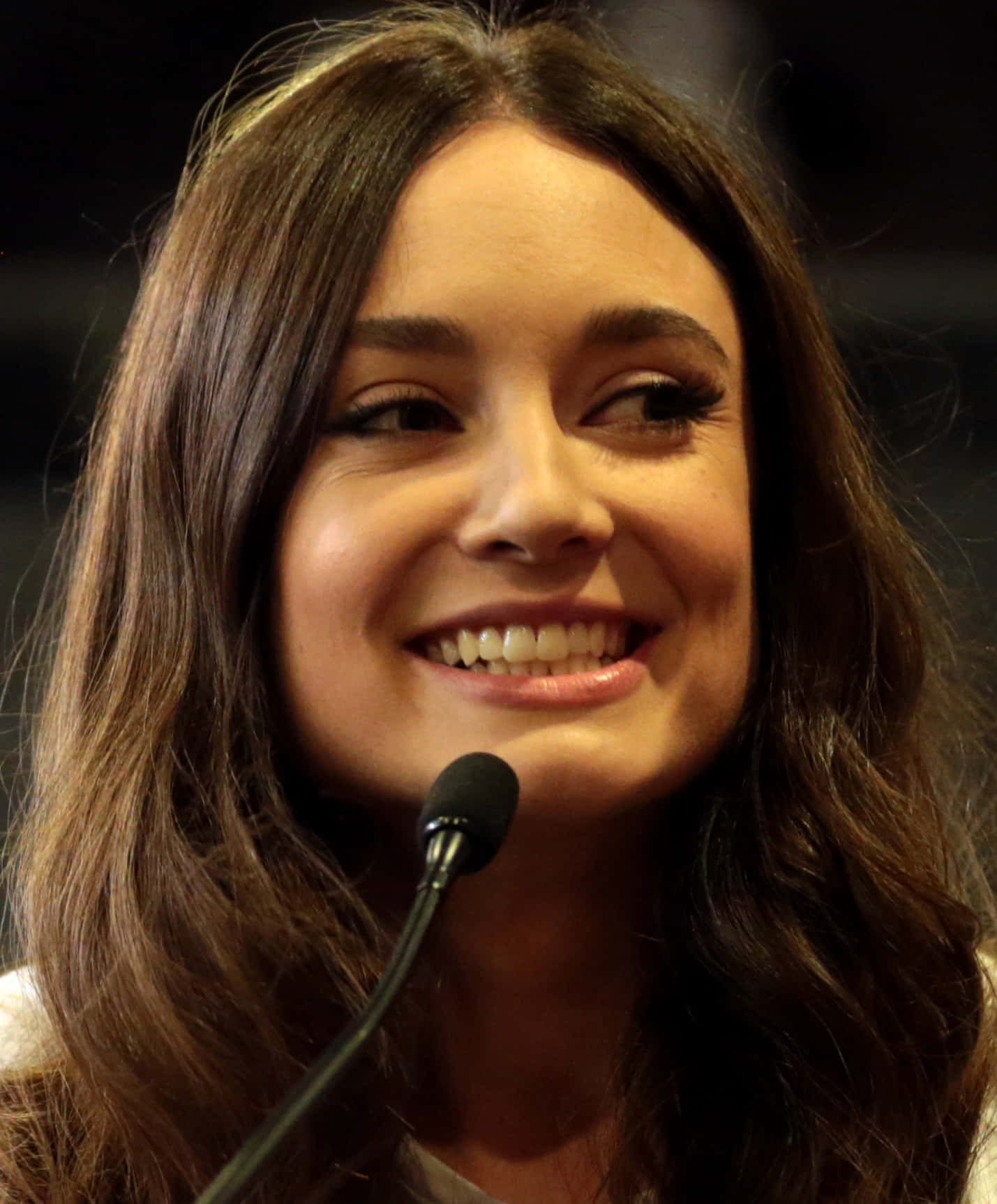 Actress Mallory Jansen Looking Stylish At A Red Carpet Event Wallpaper