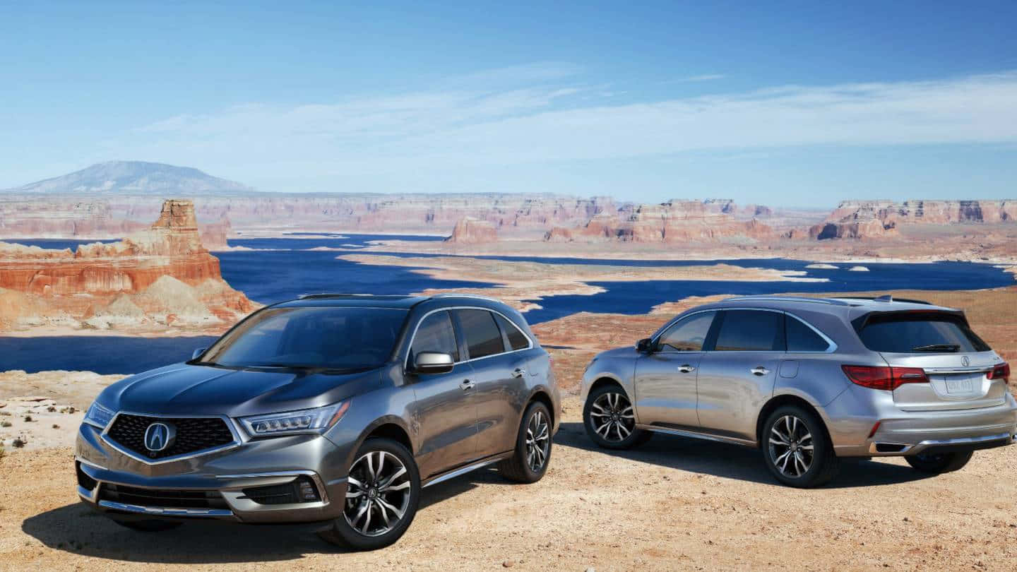 Acura Mdx – A Sleek And Sophisticated Luxury Suv Wallpaper