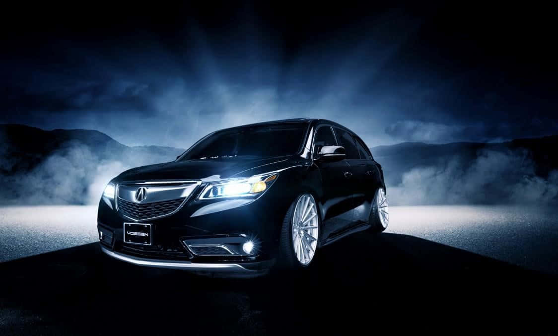 Acura Mdx Luxury Suv In Motion Wallpaper