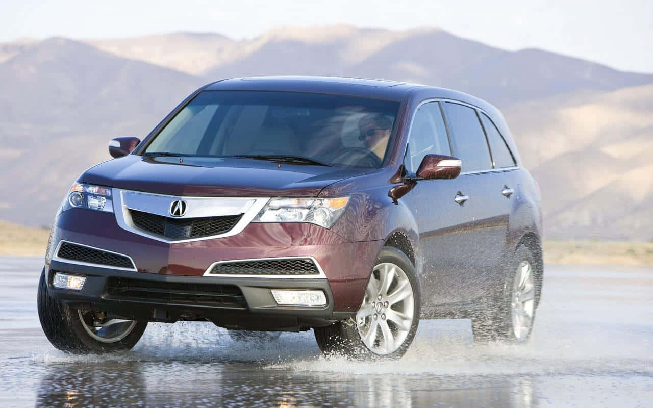 Acura Mdx On The Road Wallpaper