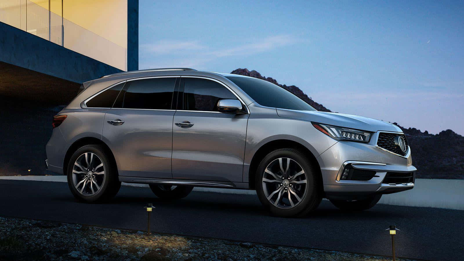 Acura Mdx On The Road Wallpaper