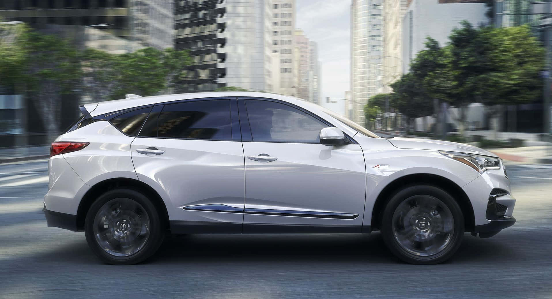 Acura Rdx 2023 In Bold Silver Color Wallpaper