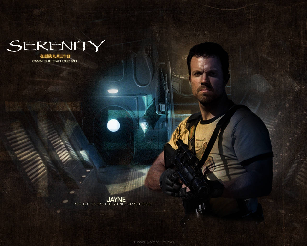 Adam Baldwin As Jayne Cobb In Serenity Wallpaper