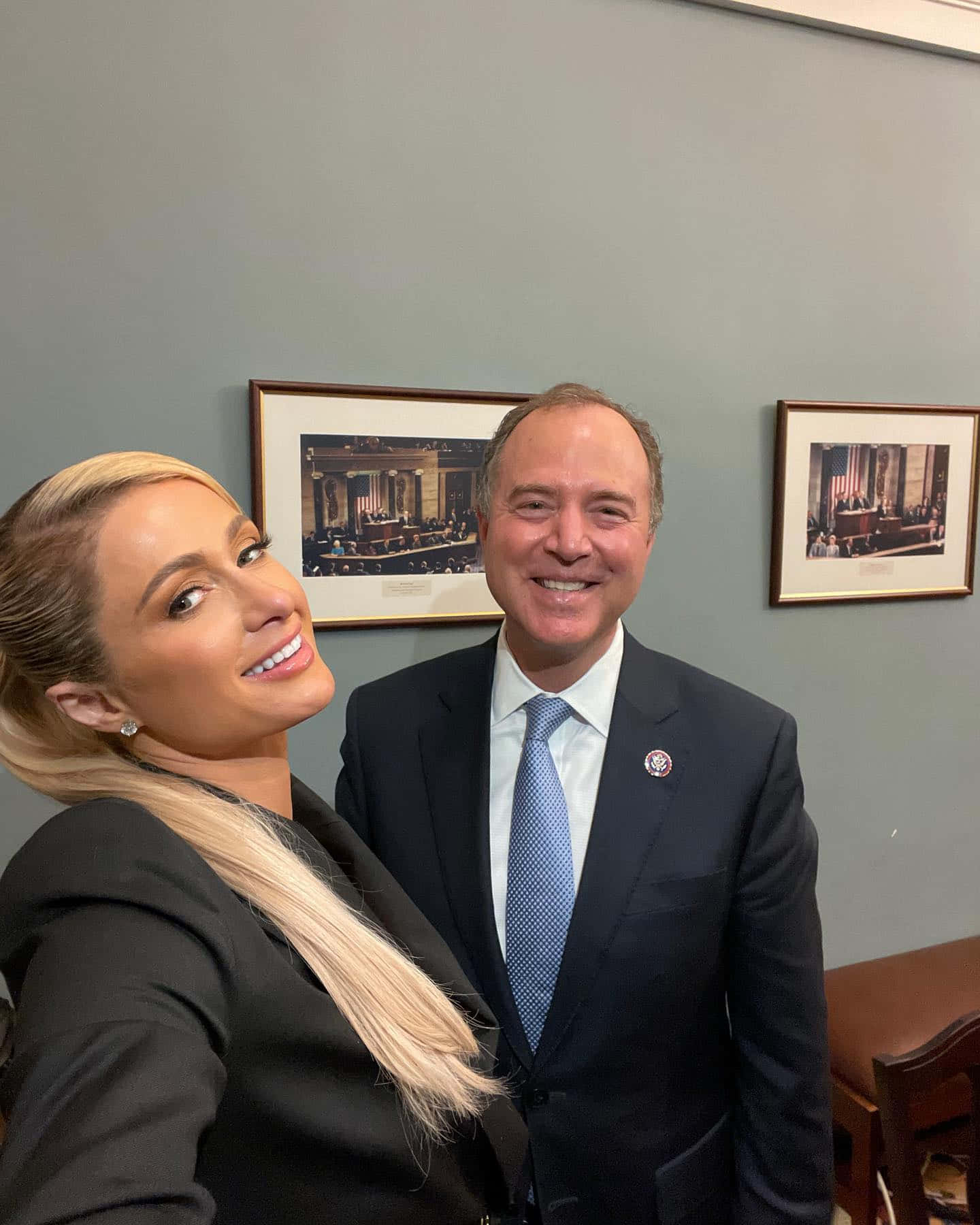 Adam Schiff And Paris Hilton Wallpaper