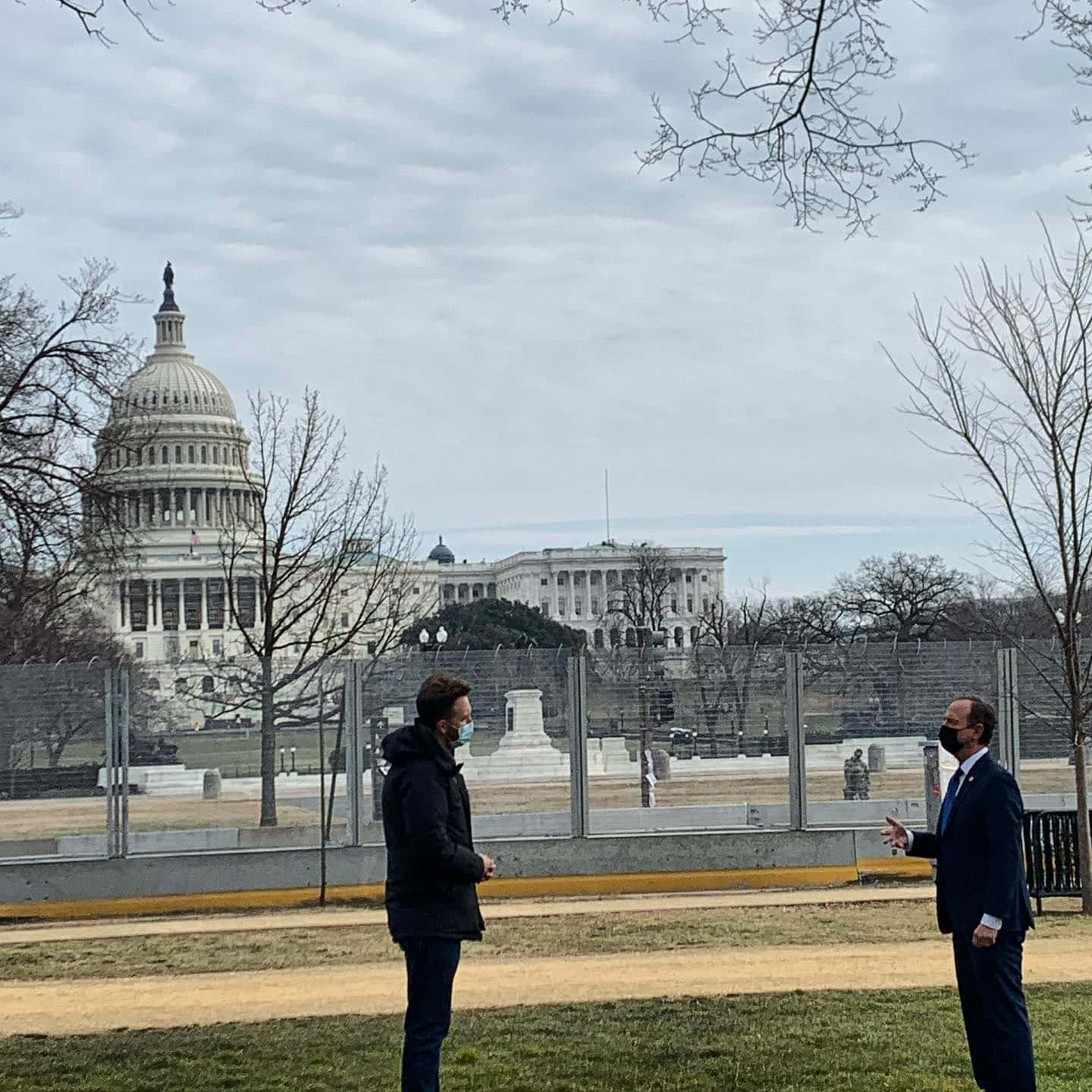 Adam Schiff Exercising Social Distancing Wallpaper