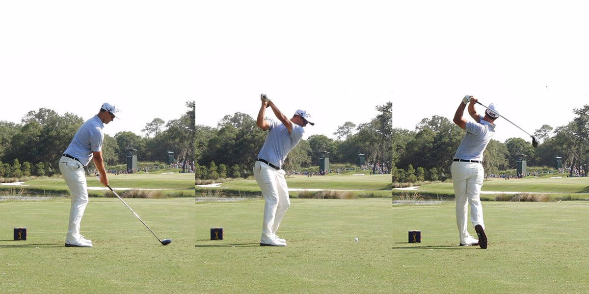 Adam Scott Golf Swing Progression Wallpaper