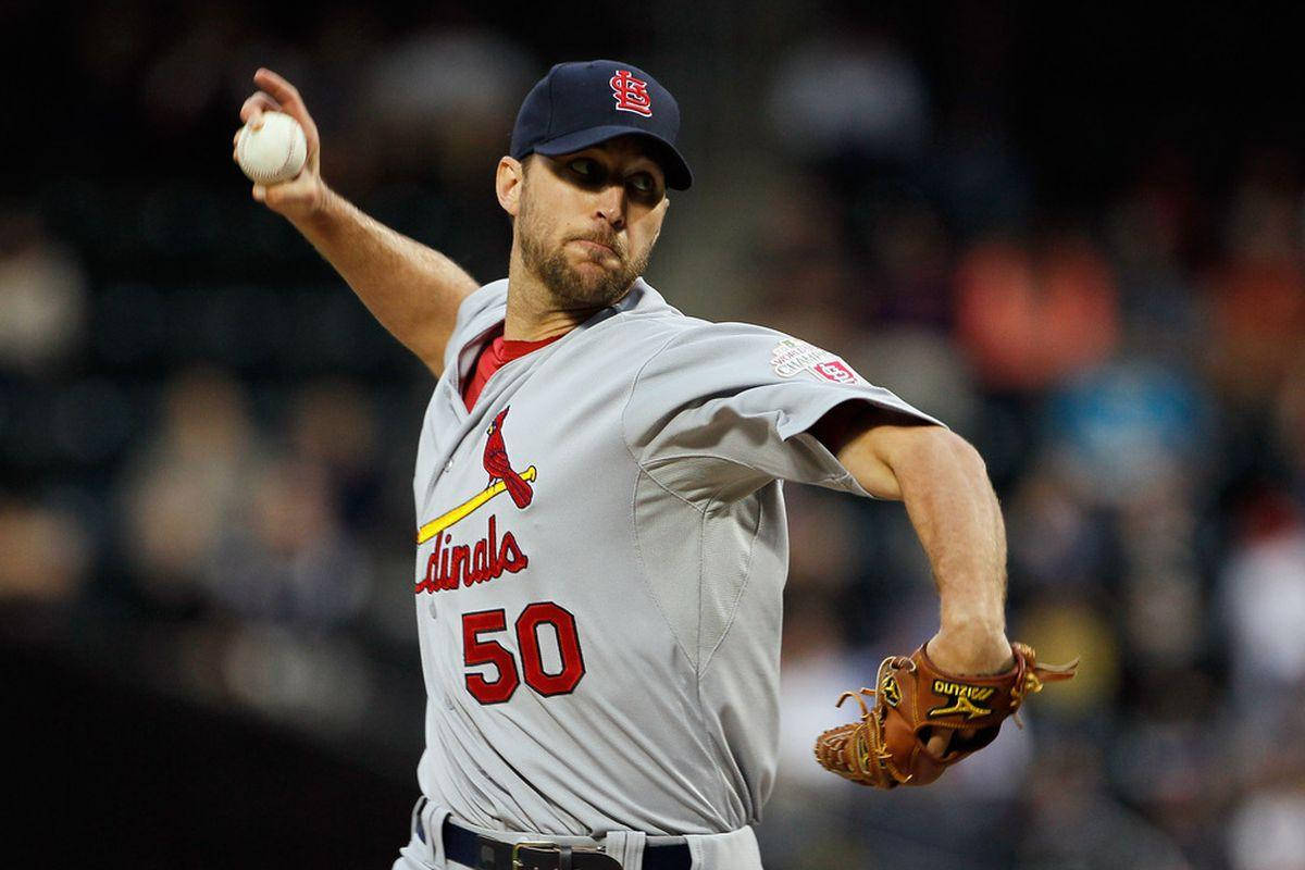 Adam Wainwright As Pitcher Wallpaper