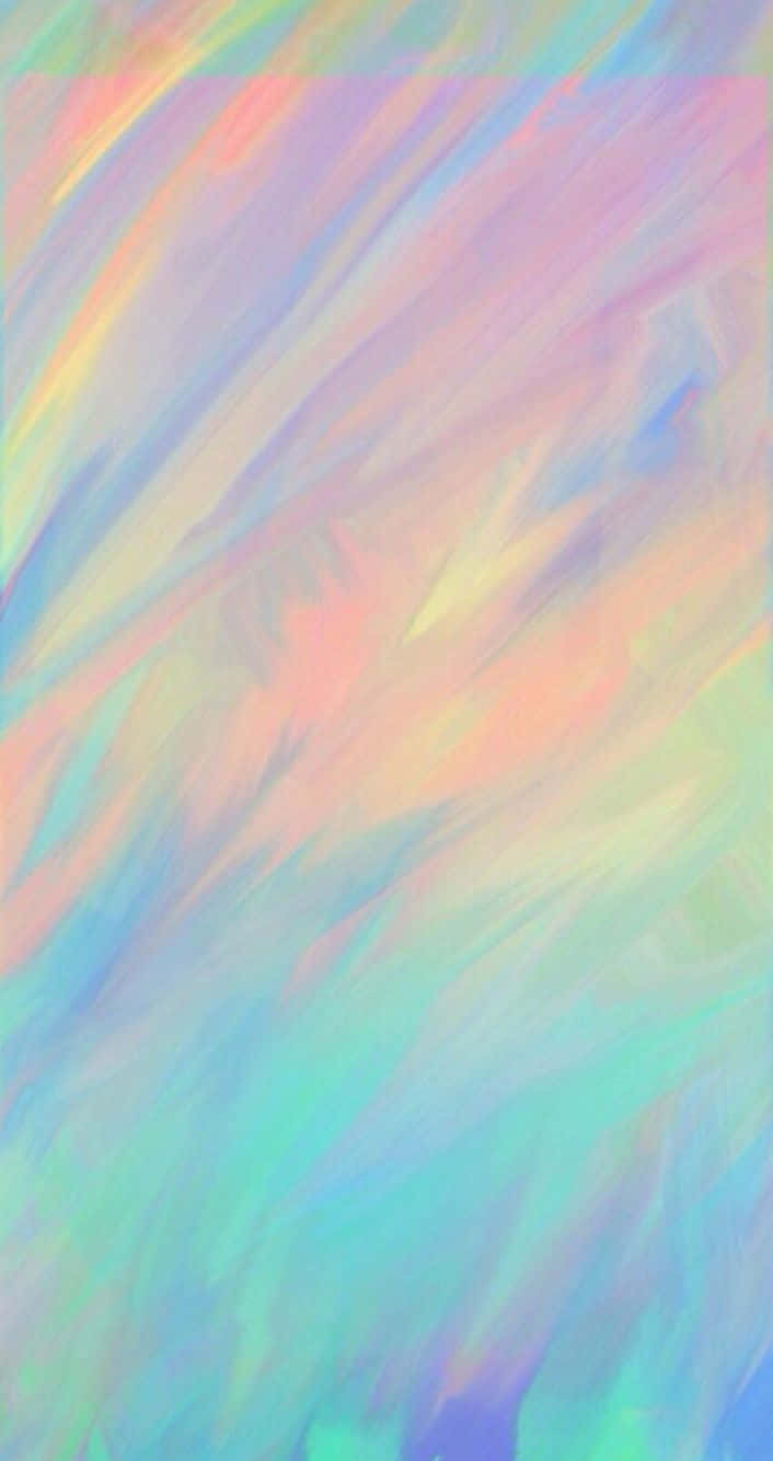 Add A Pop Of Color To Your Phone With This Pastel Rainbow Iphone Wallpaper Wallpaper