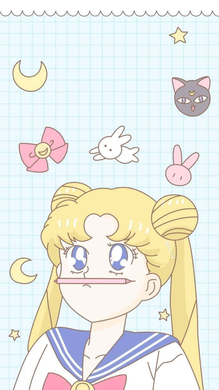 Add A Touch Of Magical Girl Power To Your Mobile Device With The Sailor Moon Ipad Wallpaper