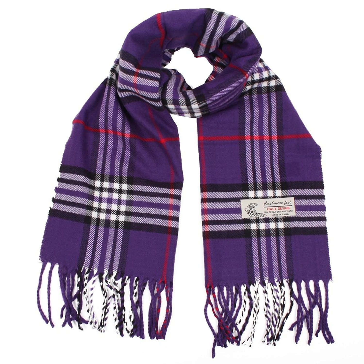 Add A Touch Of Softness And Beauty With A Purple Scarf Wallpaper