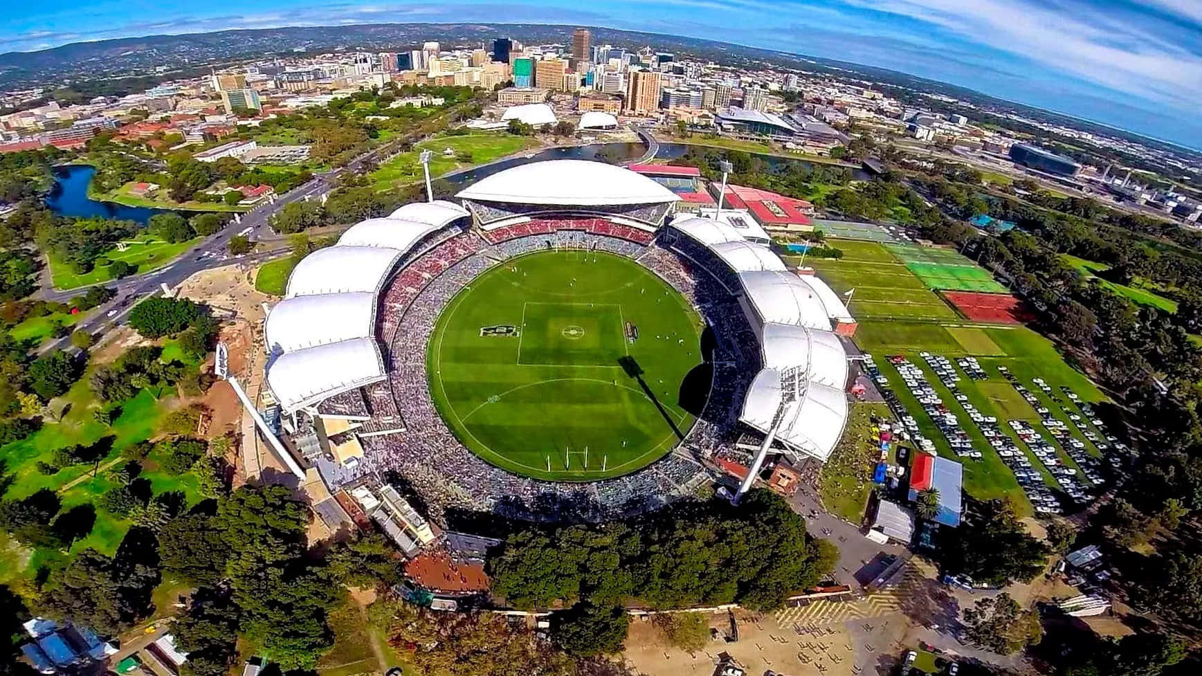 Adelaide Oval Aerial View Wallpaper