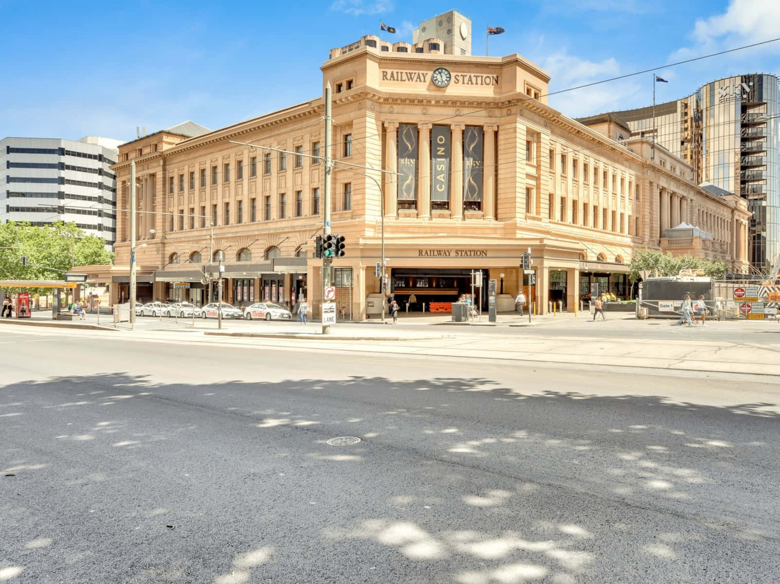 Adelaide_ Railway_ Station_ Exterior_ View Wallpaper