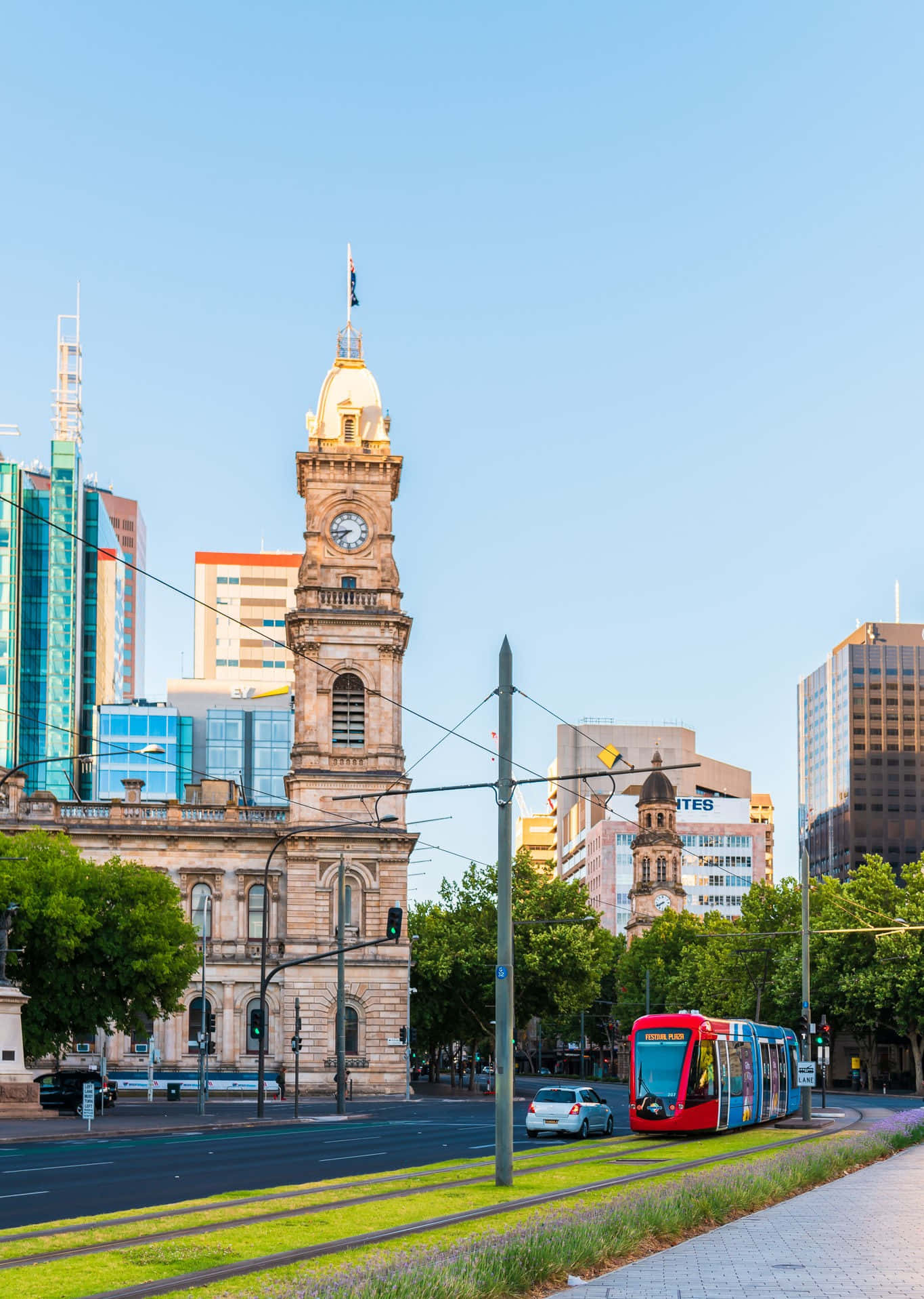 Adelaide Victoria Square Clock Tower Wallpaper