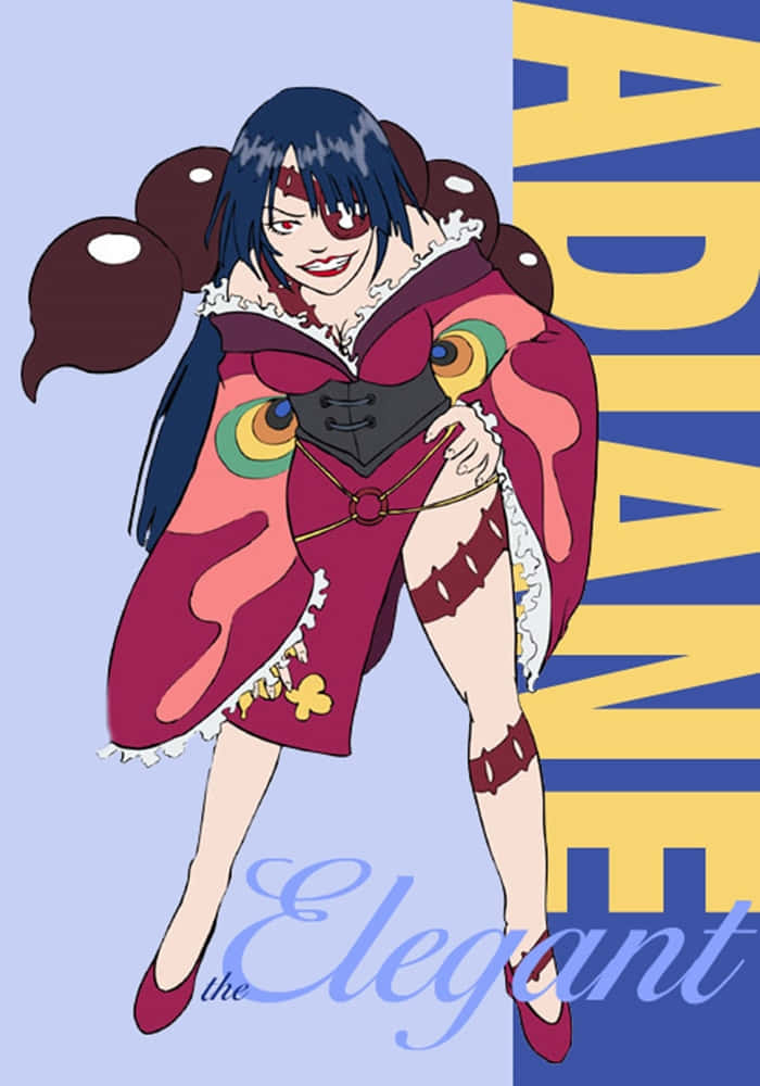 Adiane The Elegant From Gurren Lagann Strikes A Pose Wallpaper