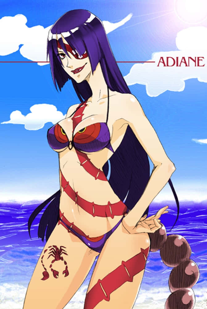 Adiane The Elegant In Gurren Lagann Anime Series Wallpaper