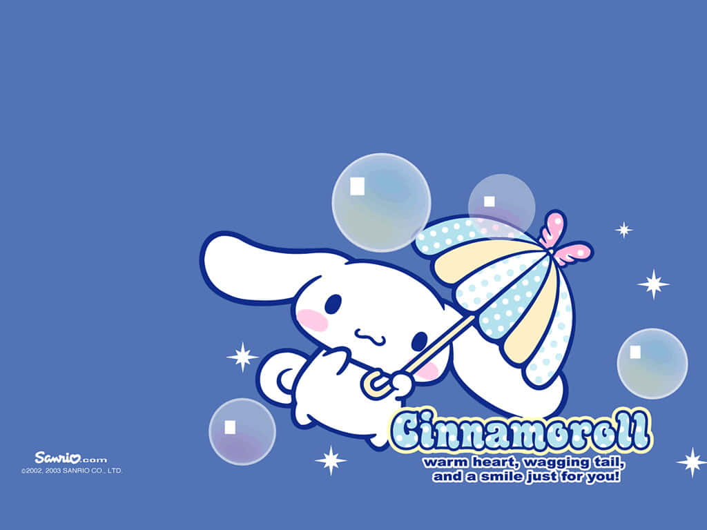 Adopt Cute Cinnamoroll And Make It Your Desktop Pet Wallpaper