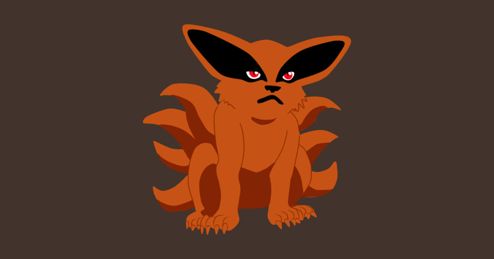 Adorable Baby Kurama Unleashing Its Power Wallpaper