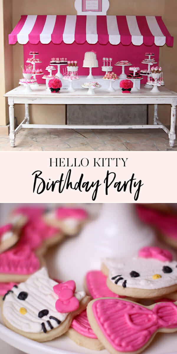 Adorable Hello Kitty Party Celebration Wallpaper