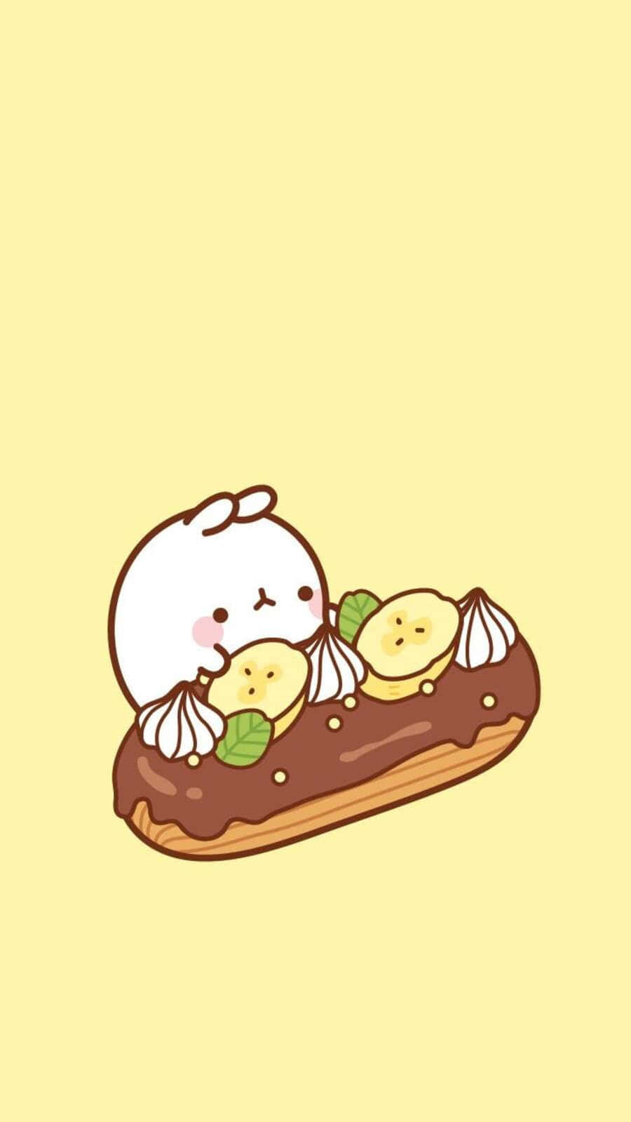 Adorable Kawaii Dessert Delights Wallpaper