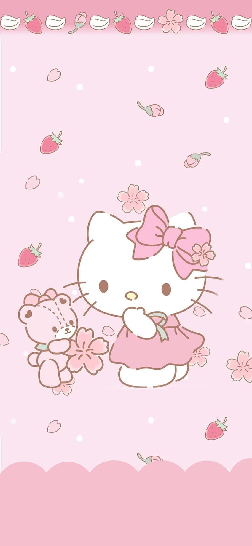 Adorable Kawaii Hello Kitty Wallpaper Wallpaper