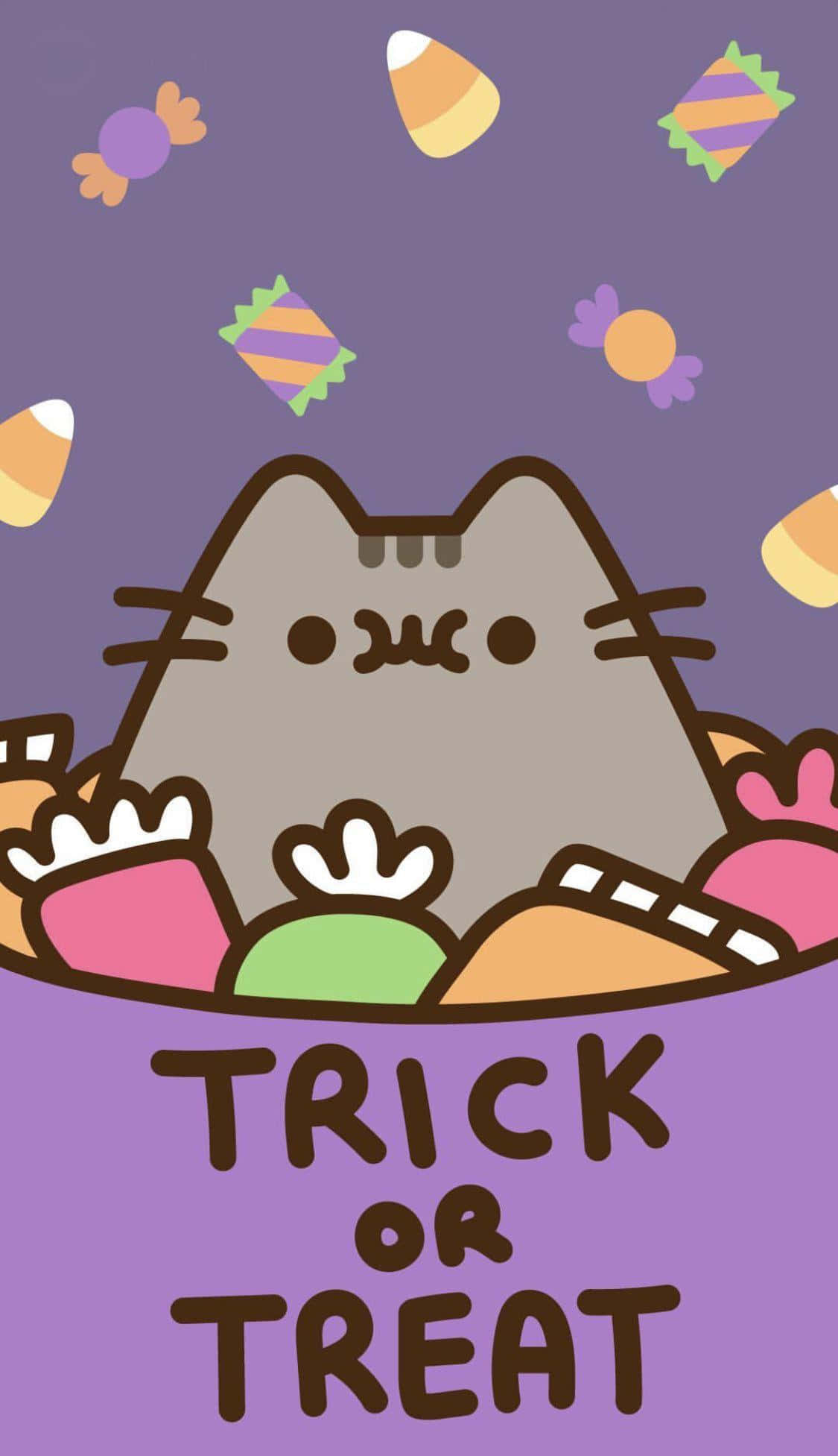 Adorable Kawaii Pusheen Is Ready For Hugs!