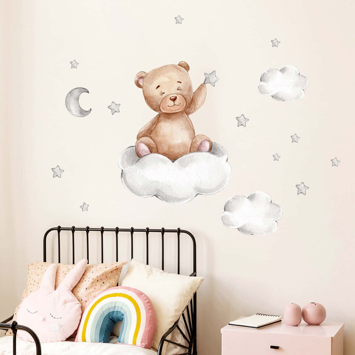 Adorable Kawaii Theme Room With Pastel Colors And Cute Decor Wallpaper