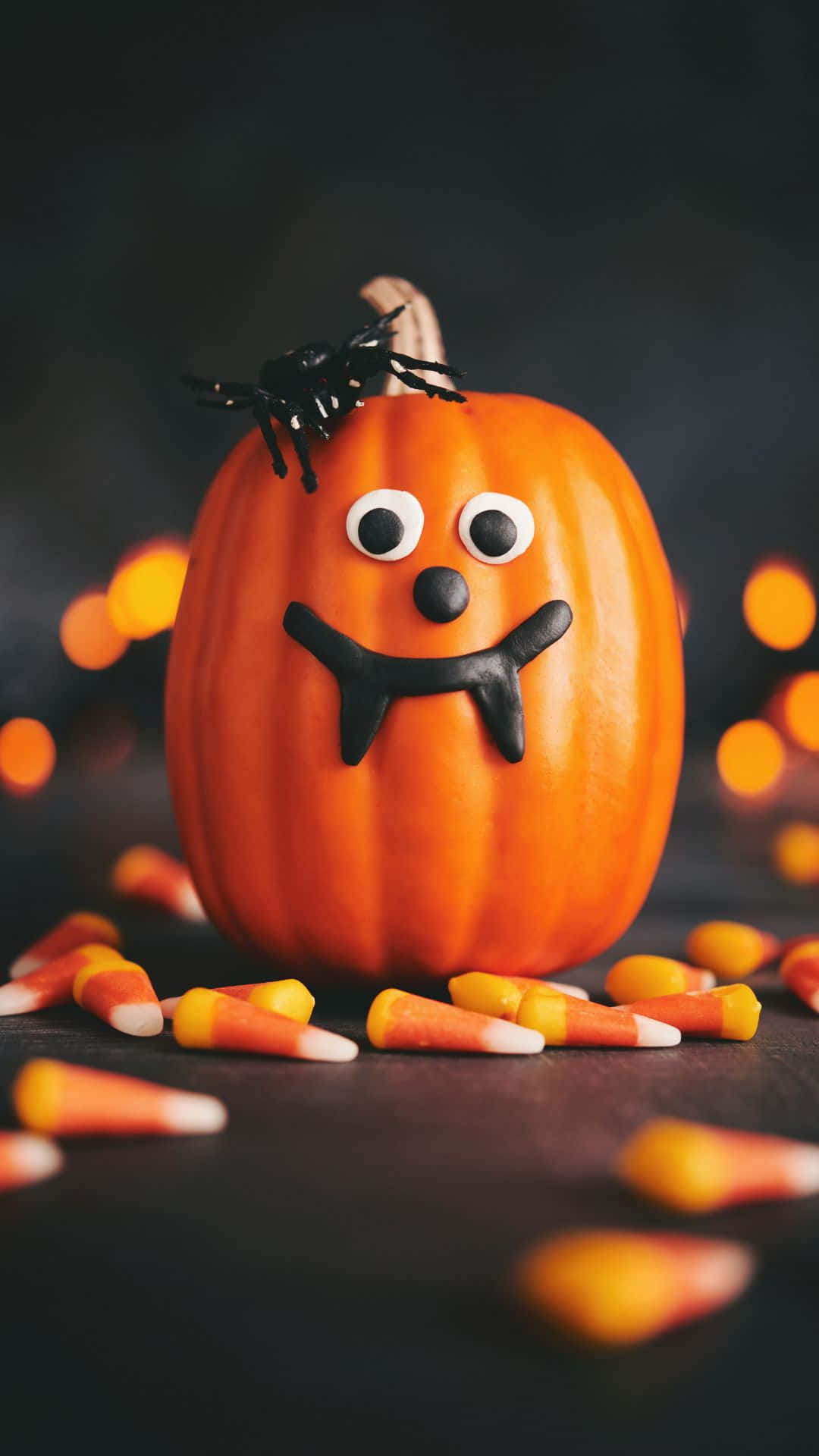 Adorable Smiling Pumpkin Wallpaper