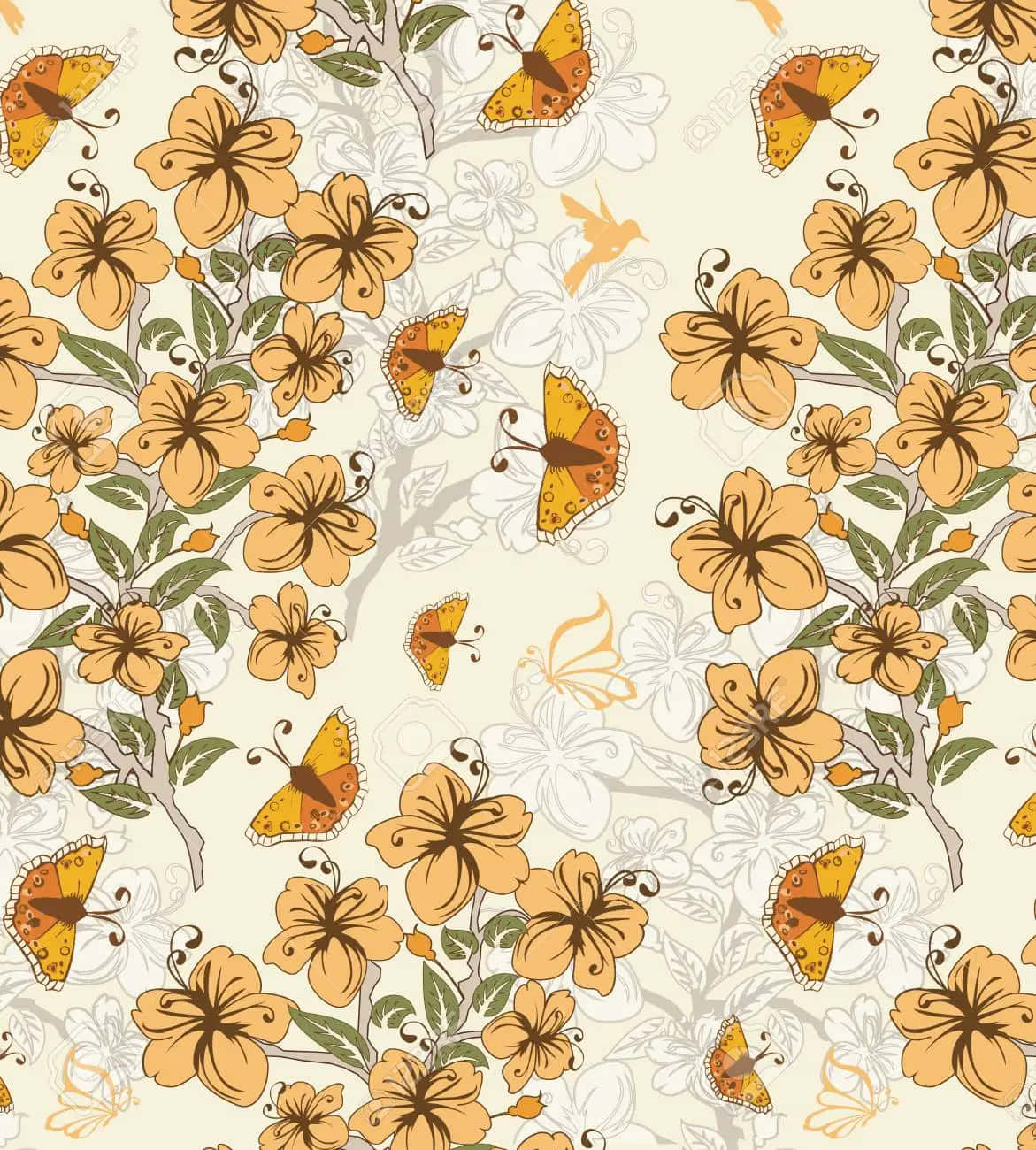 Adorable Vintage Bee Working Hard Wallpaper