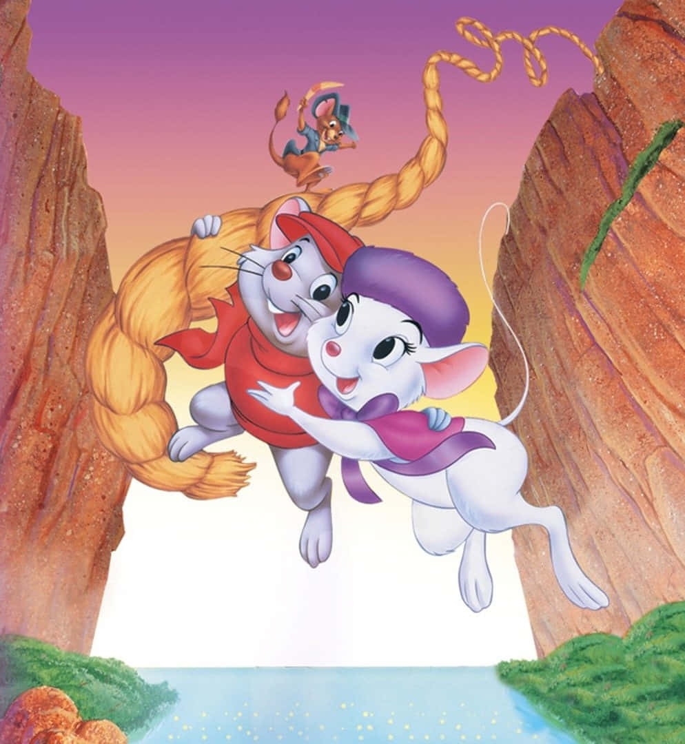 Adventure Unfolds With The Rescuers Down Under Wallpaper