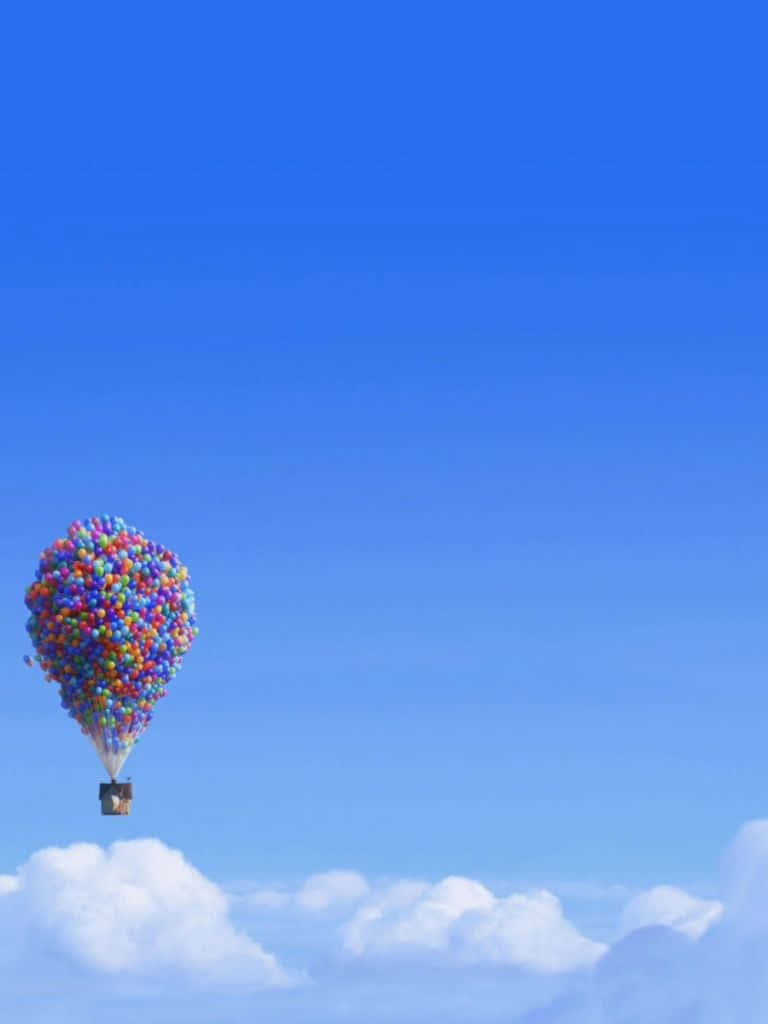 Adventurous Journey Of Carl Fredricksen And Russell From Up Movie Wallpaper