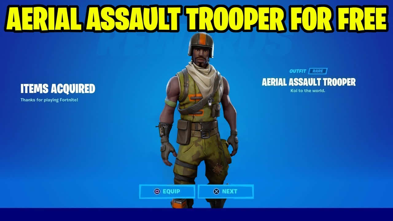 Aerial Assault Trooper Free Wallpaper