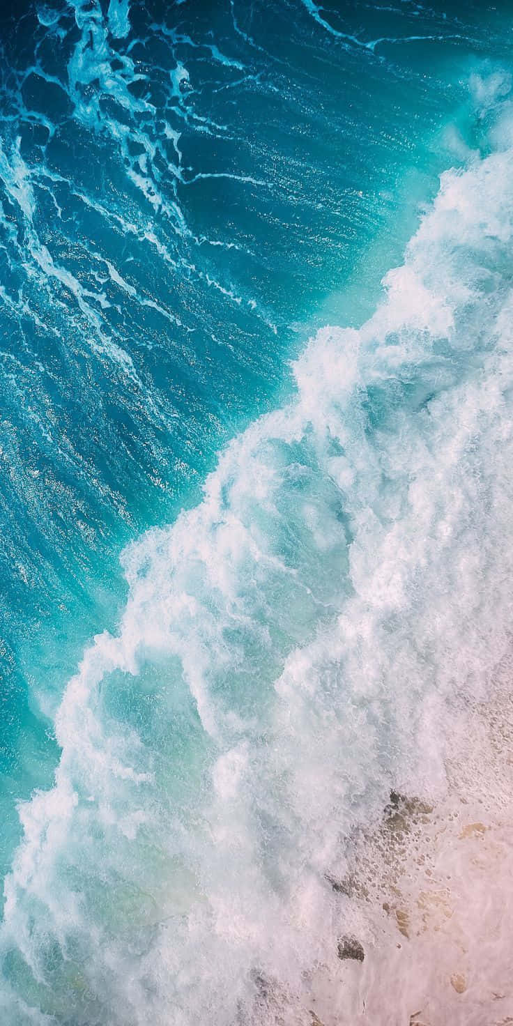 Aerial_ Ocean_ Waves_4 K_ U H D Wallpaper