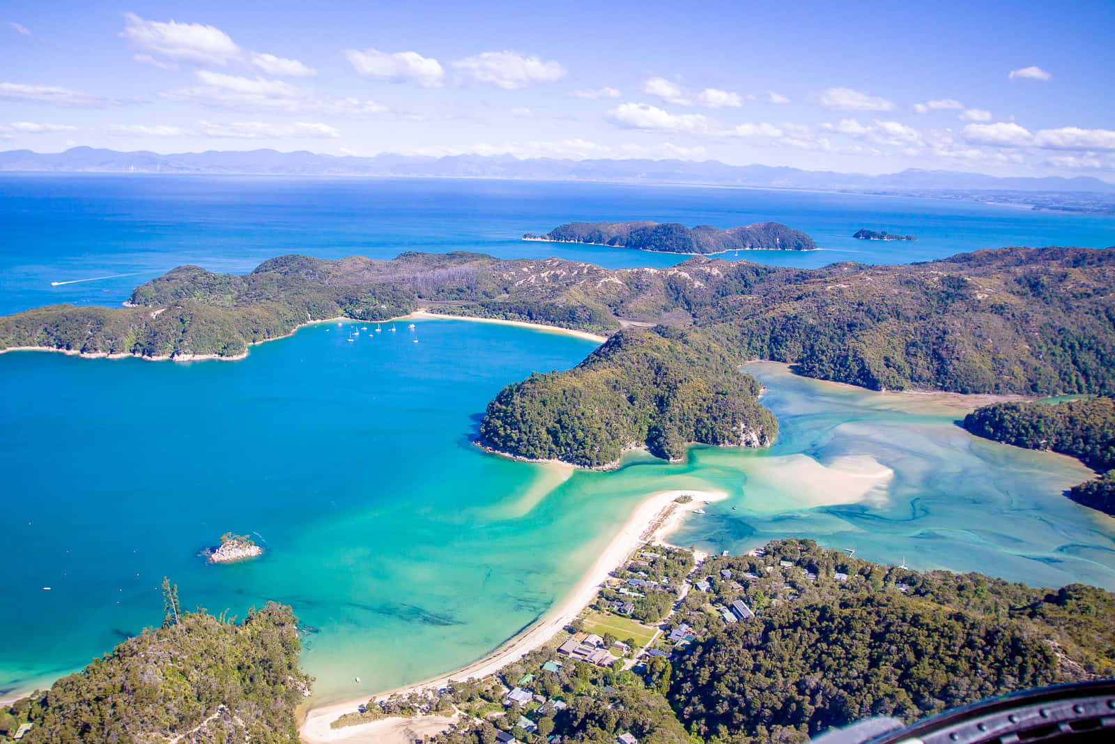 Aerial View Abel Tasman National Park Wallpaper