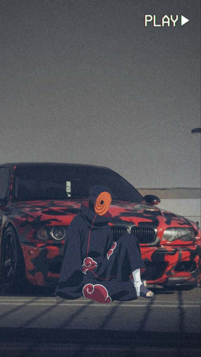 Aesthetic Anime With Tobi Iphone Wallpaper