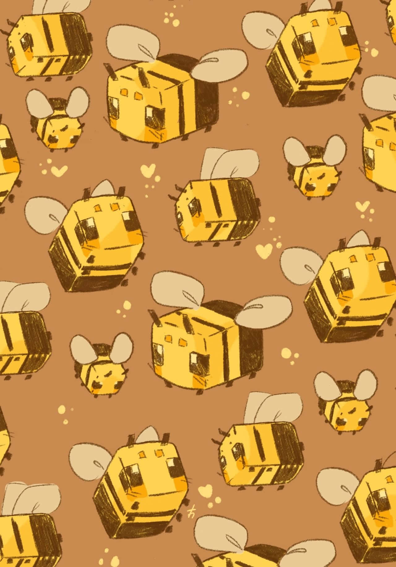 Aesthetic Bee Wallpaper Wallpaper