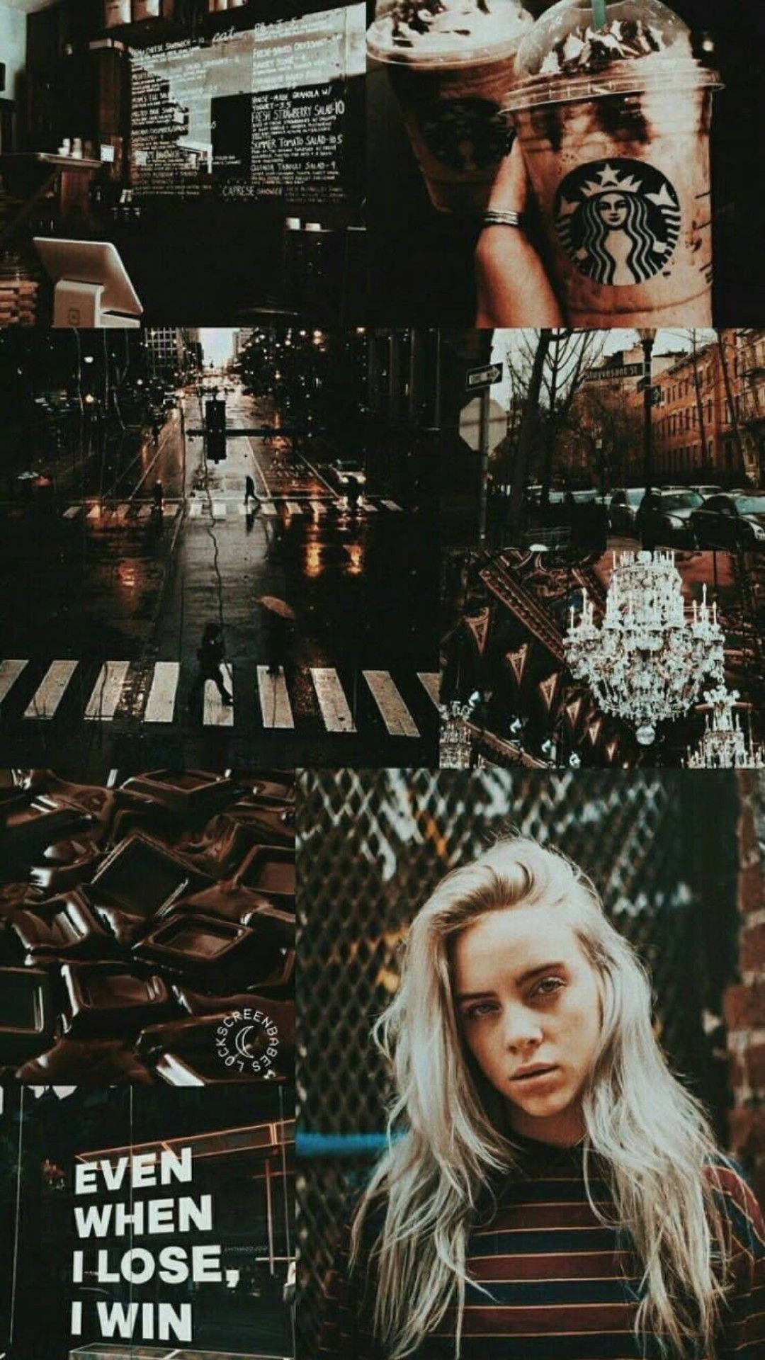 Aesthetic Billie Eilish Indie Aesthetic Collage Wallpaper