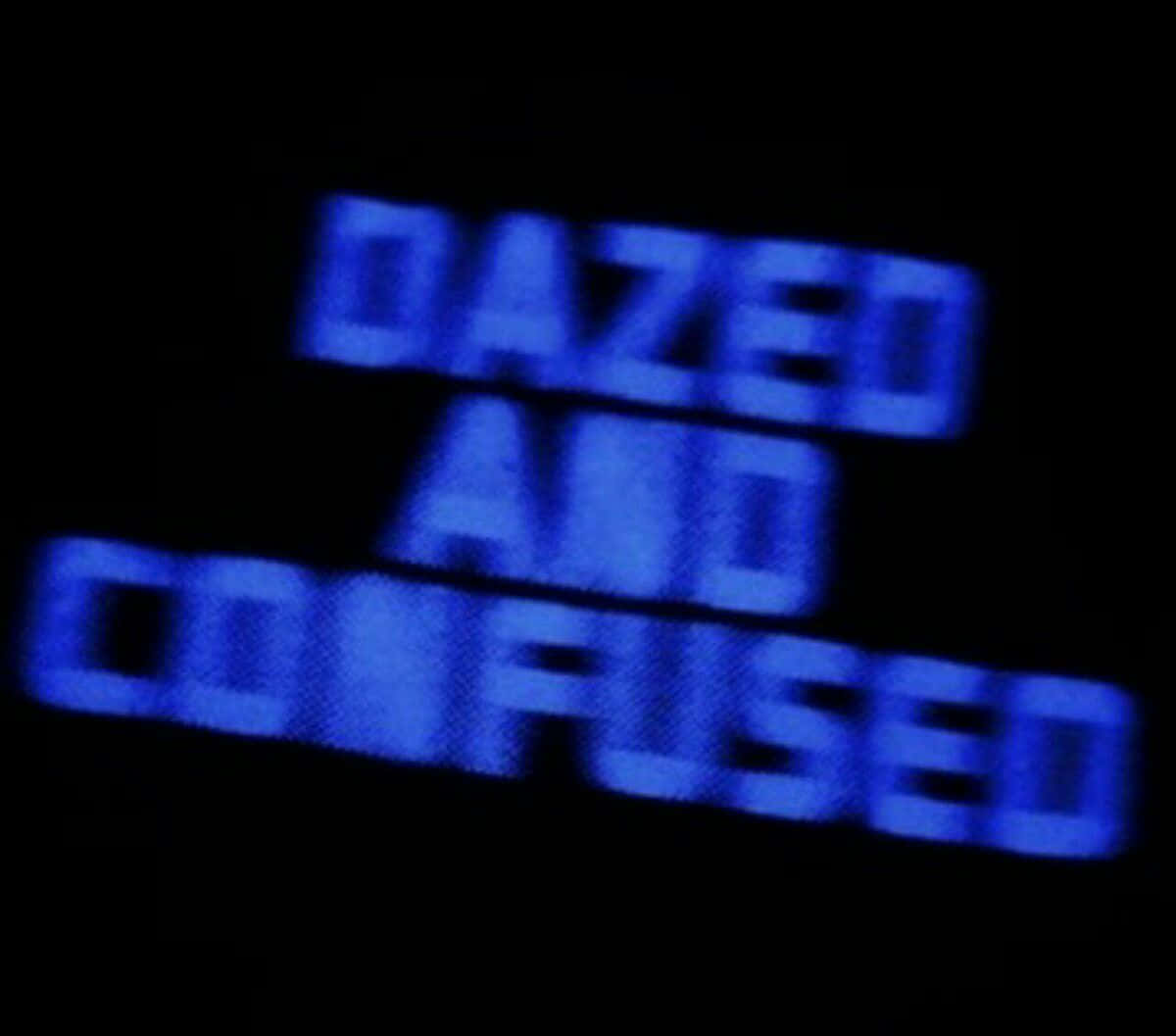 Aesthetic Blue Grunge Dazed And Confused Wallpaper