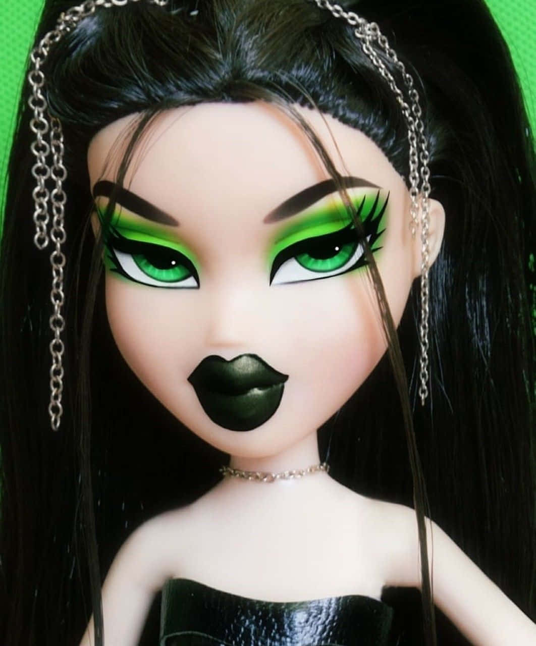 Aesthetic Bratz Doll Jade Gothic Wallpaper