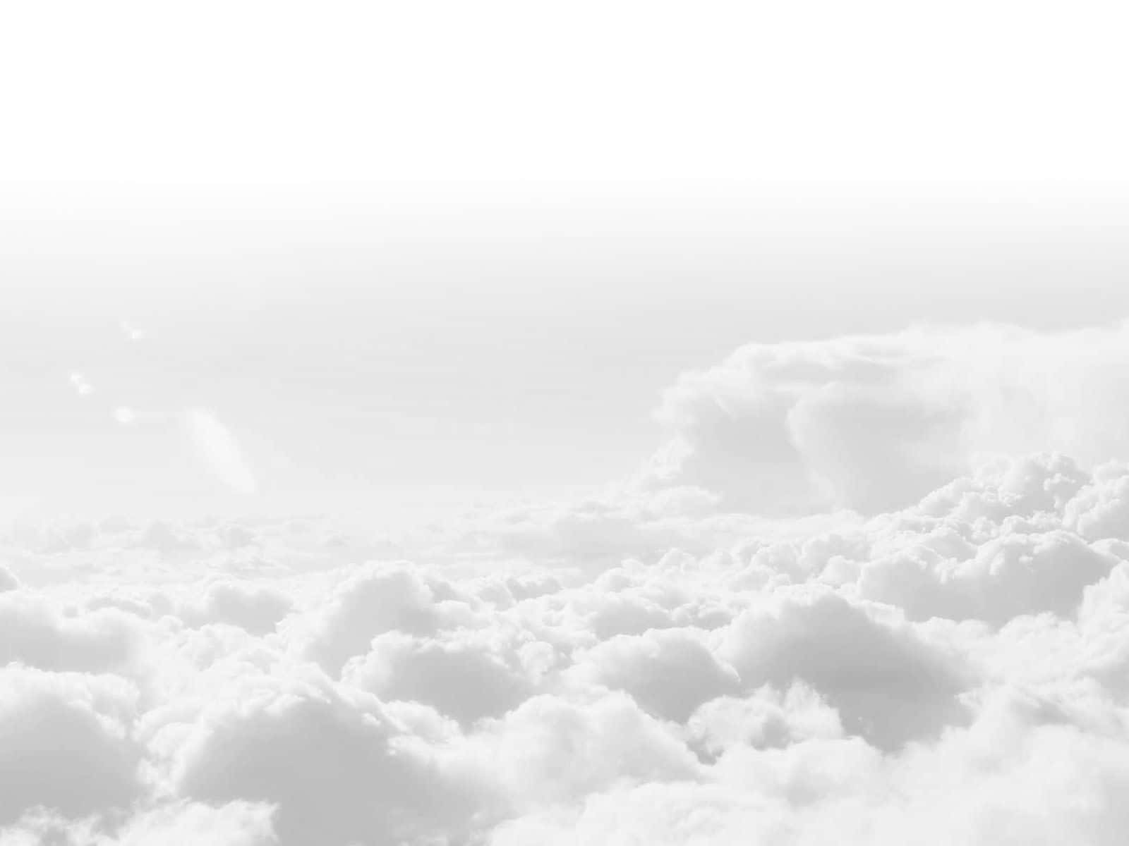 Aesthetic Clouds In White Ipad Wallpaper