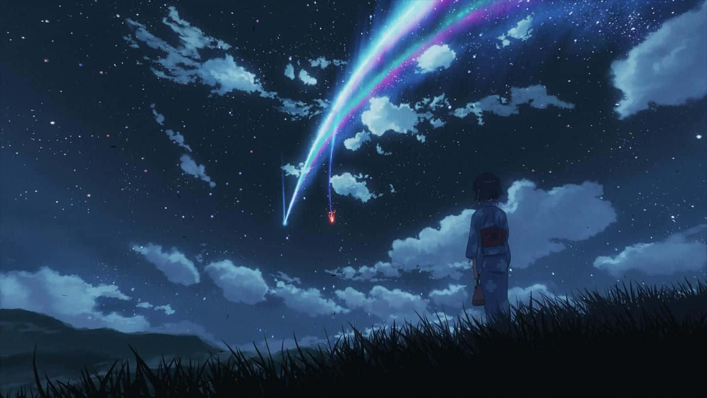 Aesthetic Computer 4k Your Name Meteor Wallpaper