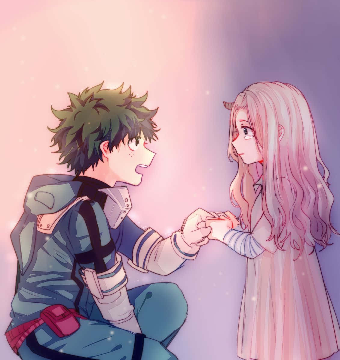 Aesthetic Izuku And Eri My Hero Academia Wallpaper