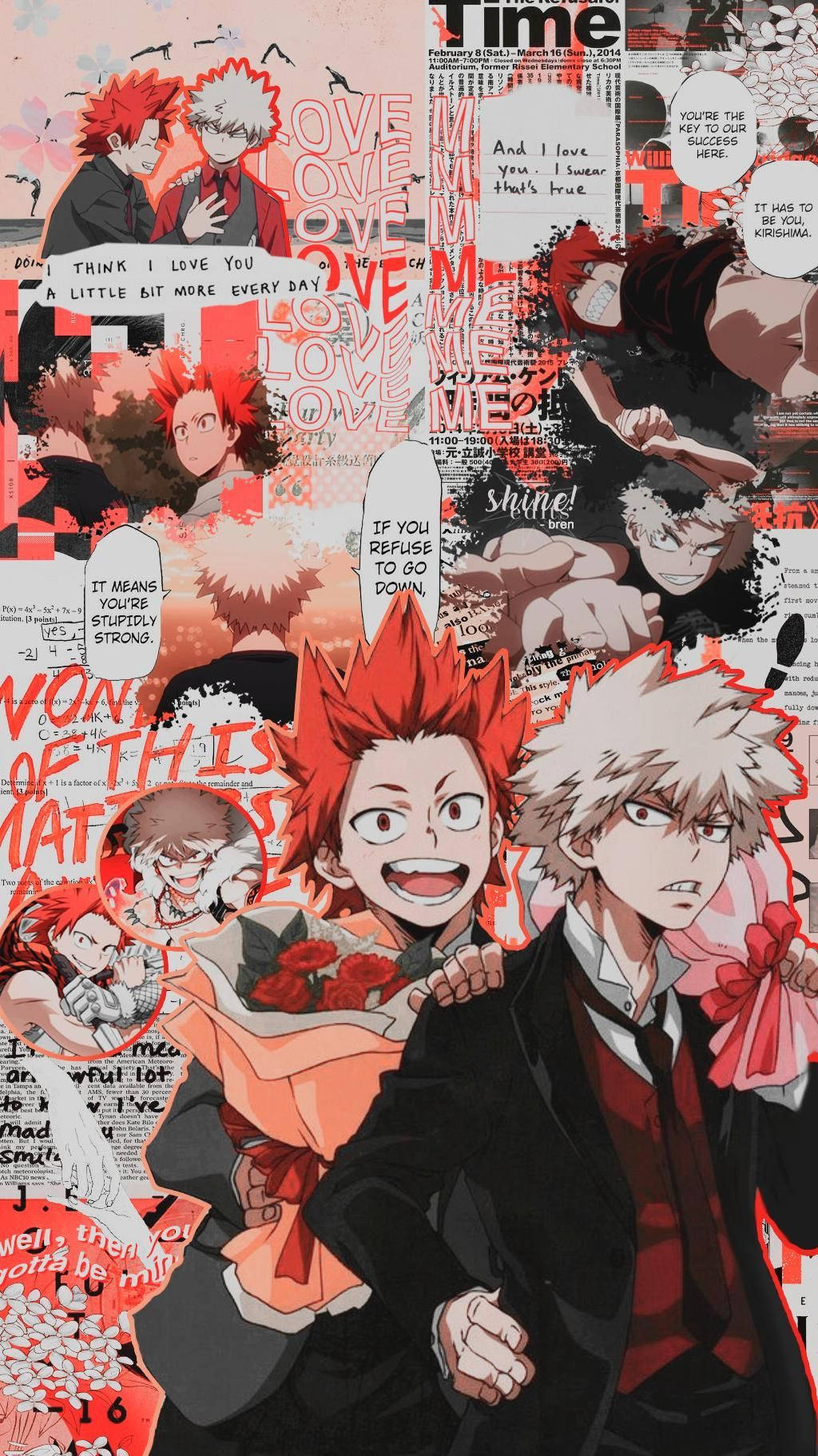 Aesthetic My Hero Academia Bakugo And Kirishima Wallpaper