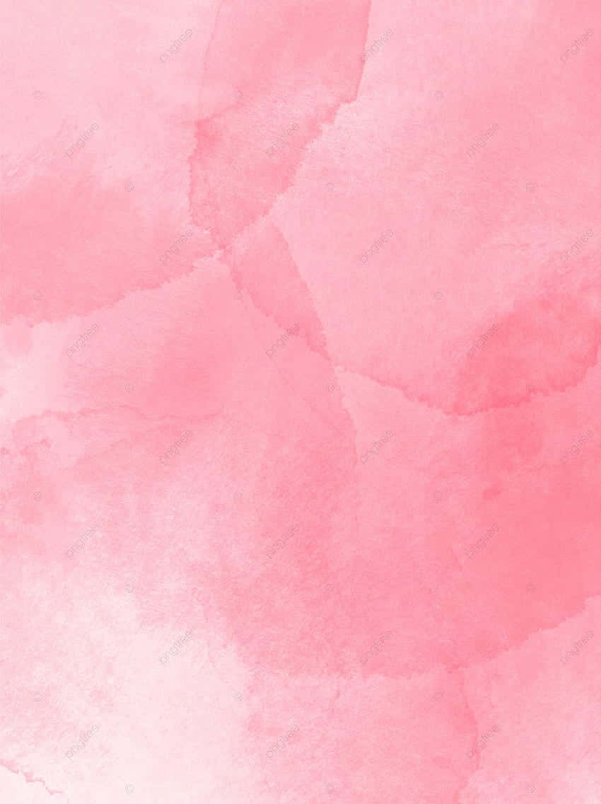 Aesthetic Pink Watercolor Painting In Bloom Wallpaper